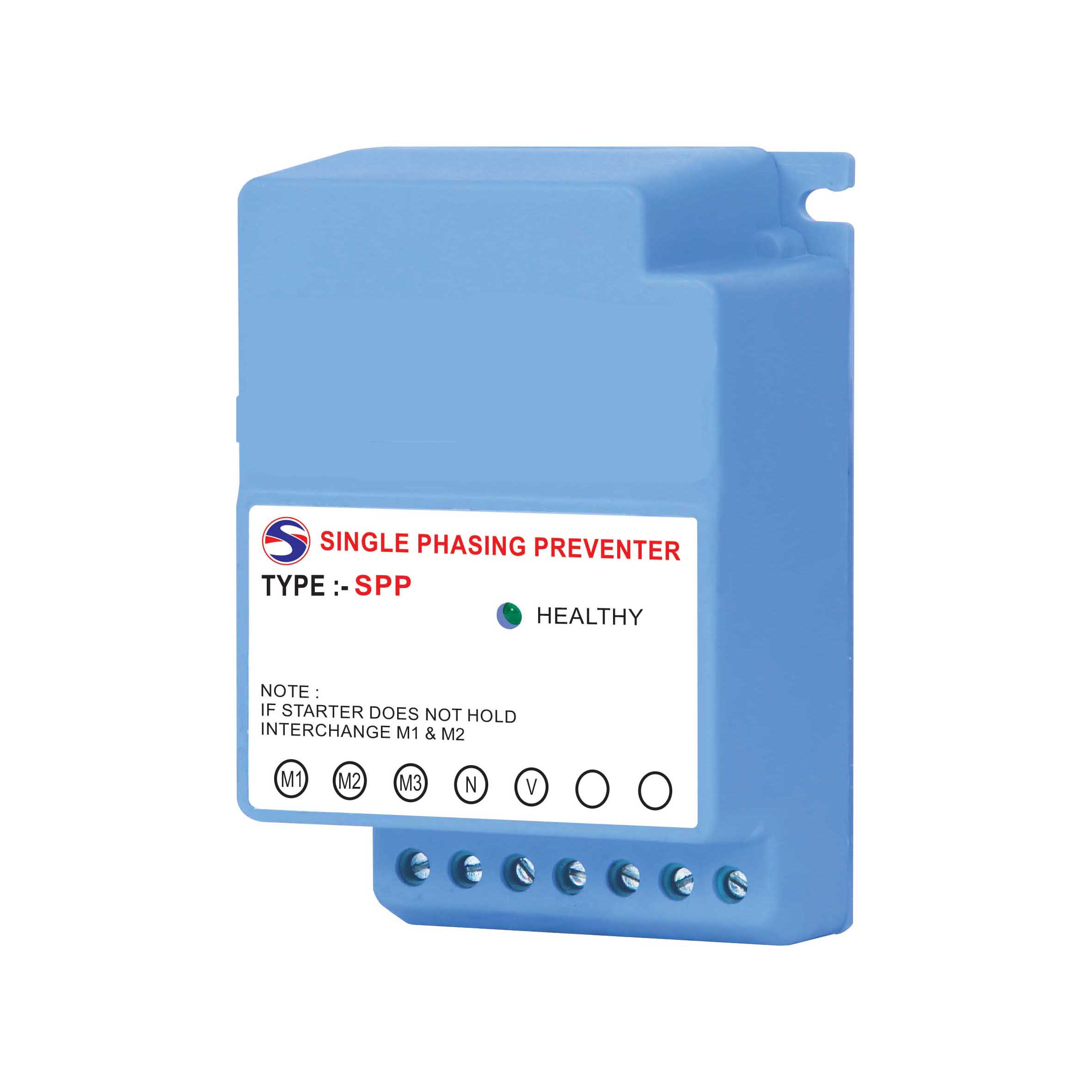 SPP Single Phasing Preventer for three phase panel